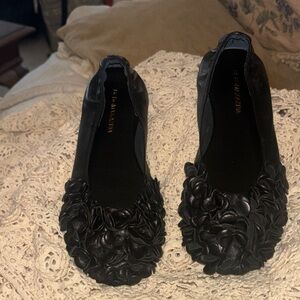 BCBGMAXAZRIA Black Floral Women's Shoes. NIB